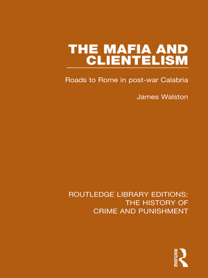 cover image of The Mafia and Clientelism
